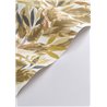 Tropical ficus-leaf wallpaper in white beige matte - Casadeco RIO 201811600
