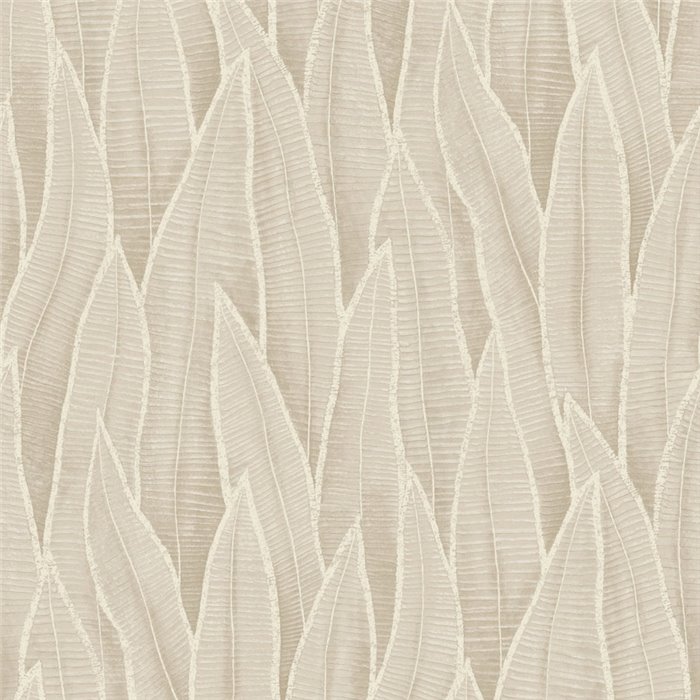 Tapete floral große sansevieria-blätter beige - Casadeco RIO 201831873