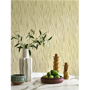 Floral sansevieria-large-leaf wallpaper in green - Casadeco RIO 201837914 2