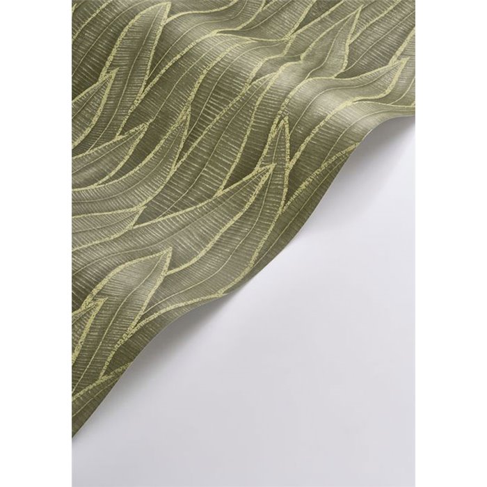 Papier peint floral grandes feuilles de sansevieria vert kaki - Casadeco RIO 201837807