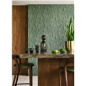 Papier peint floral grandes feuilles de sansevieria vert - Casadeco RIO 201837914