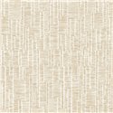 Minimalist chalk-stripe wallpaper in beige - Casadeco RIO 87441255