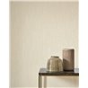 Casadeco|Minimalist chalk-stripe wallpaper in light beige|Rio