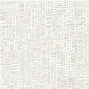 Papier peint moderne rayures effet craie vert - Casadeco RIO 87447623