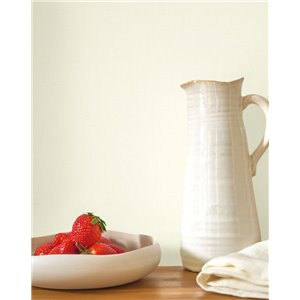 Linen wallpaper limestone beige - Casadeco Caractere 201171111 2