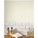 Linen wallpaper chalk white - Casadeco Caractere 201170101