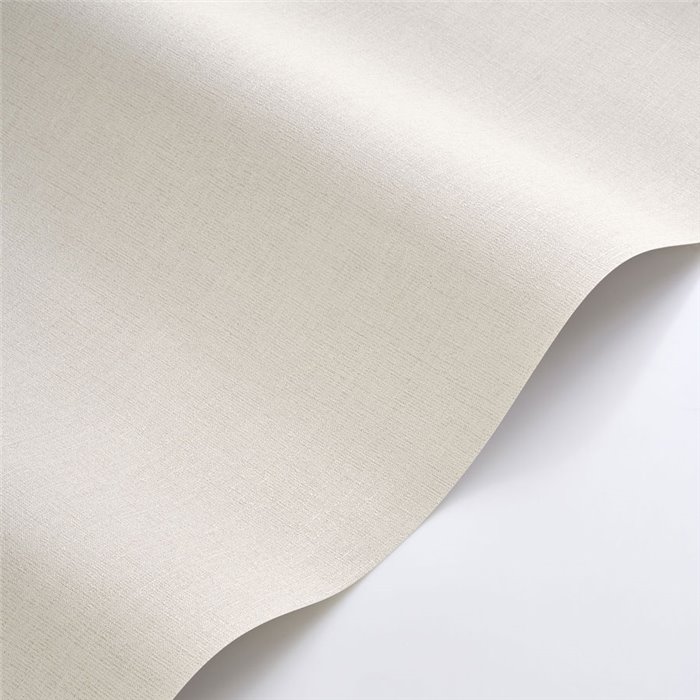 Linen wallpaper cotton white - Casadeco Caractere 201170202