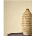 Casadeco|Linen wallpaper vanilla beige|Fabric Imitation