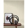 Leinentapete greige-beige - Casadeco Caractere 201171215