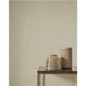 Papier peint lin beige lin - Casadeco Caractere 201171313 2