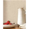 Papier peint lin beige coquille d'œuf - Casadeco Caractere 201171399