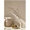 Papier peint lin beige taupe - Casadeco Caractere 201171505