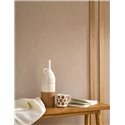 Linen wallpaper hemp beige - Casadeco Caractere 201171515