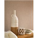 Papier peint lin beige chanvre - Casadeco Caractere 201171515