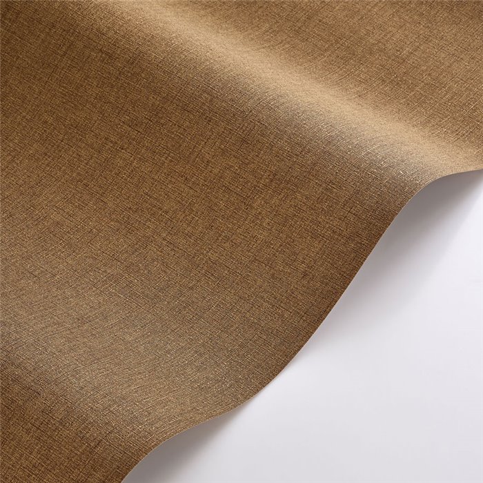 Linen wallpaper cognac brown - Casadeco Caractere 201172424