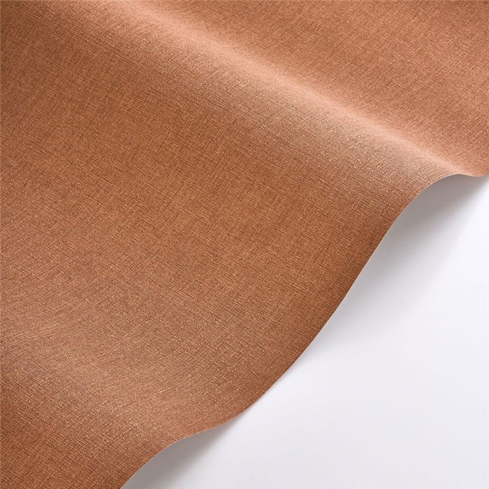 Linen wallpaper rust orange - Casadeco Caractere 201173553