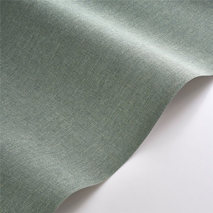 Casadeco|Papel pintado lino azul topacio|Imitacion Tela