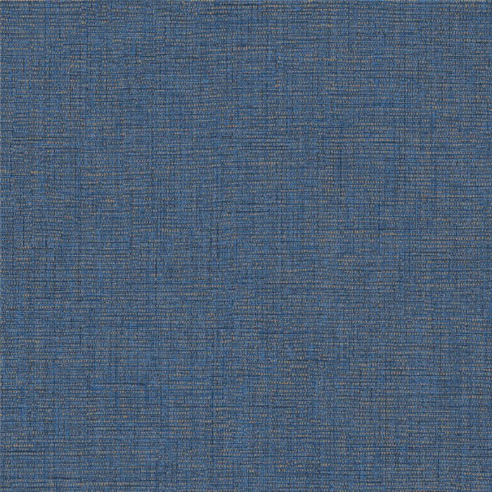 Linen wallpaper ultramarine blue - Casadeco Caractere 201176446
