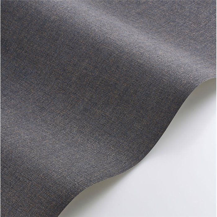 Linen wallpaper ink blue - Casadeco Caractere 201176909