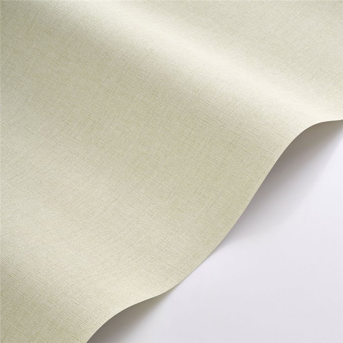 Linen wallpaper almond green - Casadeco Caractere 201177007