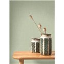 Casadeco|Linen wallpaper opaline green|Fabric Imitation
