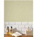 Linen wallpaper linden green - Casadeco Caractere 201177171