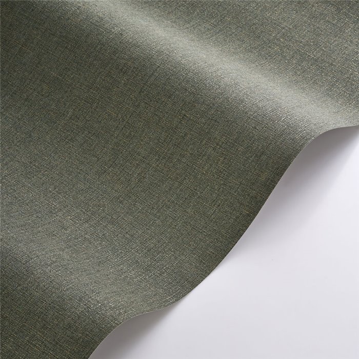 Linen wallpaper Nile green - Casadeco Caractere 201177808
