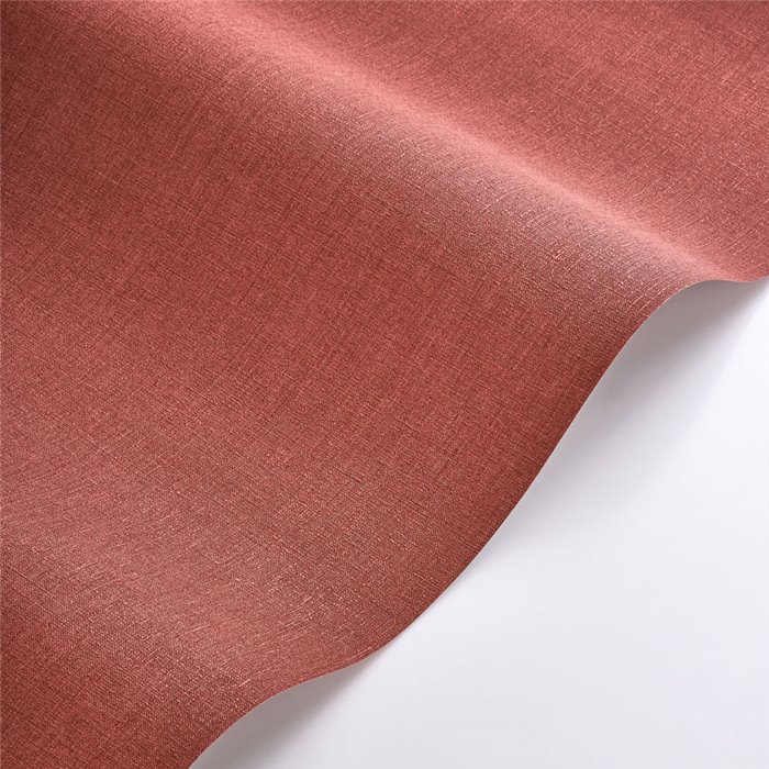 Papier peint lin rouge baiser - Casadeco Caractere 201178484