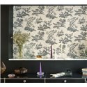 Classic Toile de Jouy wallpaper in white black - Casadeco Les Belles Toiles de Jouy 201699310