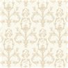 Tapete barock floral ornamental weiß beige - Casadeco Les Belles Toiles de Jouy 201711111