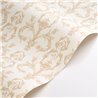 Papier peint baroque floral ornemental blanc beige - Casadeco Les Belles Toiles de Jouy 201711111