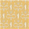 Baroque floral ornamental wallpaper in yellow - Casadeco Les Belles Toiles de Jouy 201712404
