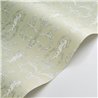 Casadeco|Papier peint baroque floral ornemental vert|Damas