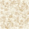 English-style rose wallpaper in white beige - Casadeco Les Belles Toiles de Jouy 201721331
