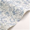 Casadeco|English-style rose wallpaper in white blue|Vintage Flowers