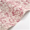 Casadeco|English-style rose wallpaper in white red|Vintage Flowers
