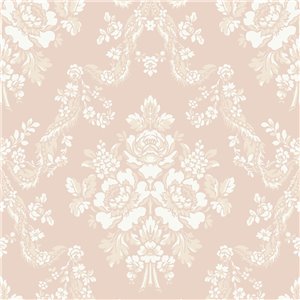 Tapete barock floral girlanden grau - Casadeco Les Belles Toiles de Jouy 201749292
