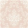 Baroque floral garland wallpaper in pink - Casadeco Les Belles Toiles de Jouy 201744224