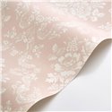 Papier peint baroque floral guirlandes rose - Casadeco Les Belles Toiles de Jouy 201744224