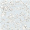 Tapete skandinavisch bäume blau beige - Casadeco Les Belles Toiles de Jouy 81526106