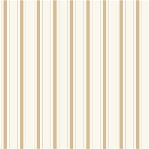 Elegant striped wallpaper in white blue - Casadeco Les Belles Toiles de Jouy 81576103