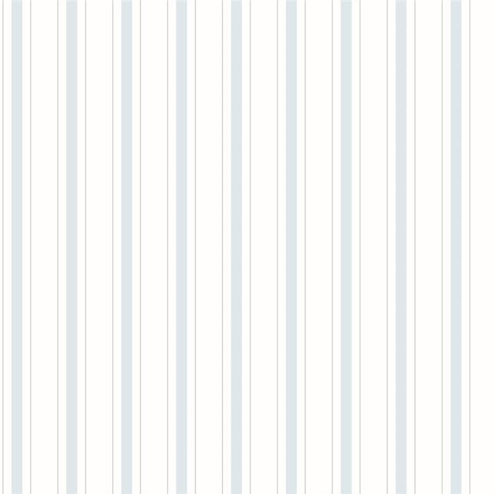 Elegant striped wallpaper in white blue - Casadeco Les Belles Toiles de Jouy 81576103