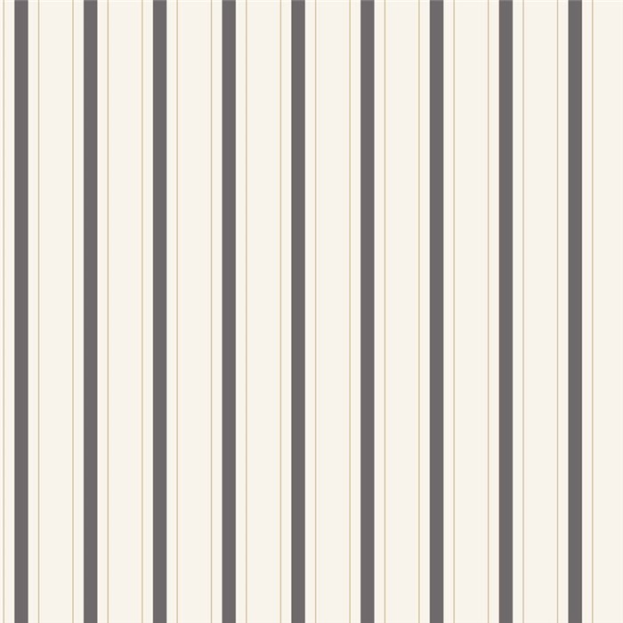 Papier peint à rayures élégantes blanc noir - Casadeco Les Belles Toiles de Jouy 81579602