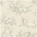 Papier peint Toile de Jouy scène d’été - Casadeco Les Belles Toiles de Jouy 87911212
