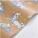 Papier peint Toile de Jouy moderne et coloré - Casadeco Les Belles Toiles de Jouy 87912606