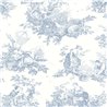 Papier peint Toile de Jouy contrastes de couleurs - Casadeco Les Belles Toiles de Jouy 87916217