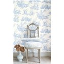 Casadeco|Toile de Jouy contrast-color wallpaper|Les Belles Toiles de Jouy