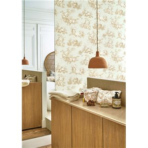 Papier peint Toile de Jouy scène d’été - Casadeco Les Belles Toiles de Jouy 87911212 2