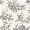 Casadeco|Toile de Jouy classic-renewed wallpaper|Les Belles Toiles de Jouy