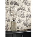 Toile de Jouy classic-renewed wallpaper - Casadeco Les Belles Toiles de Jouy 87919612